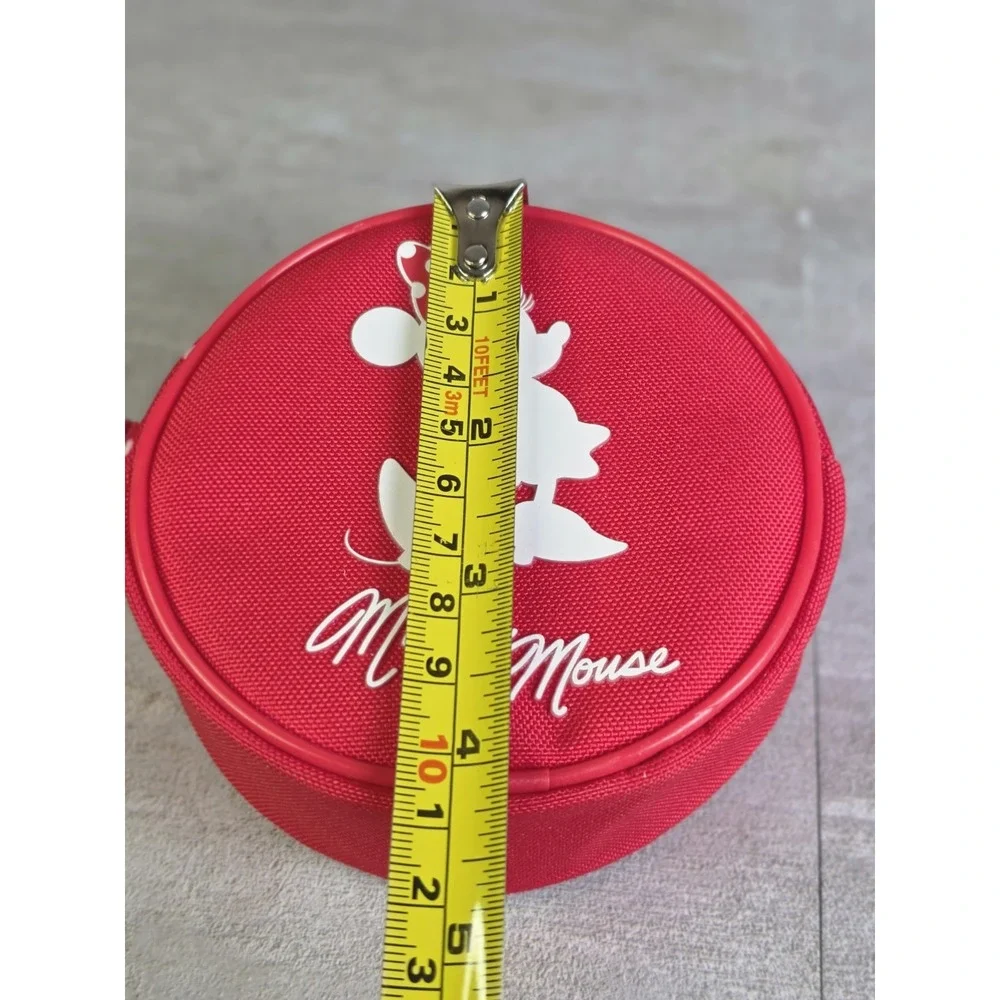 Disneyland Resort Minnie Mouse Red Round Coin Pouch Bag Charm